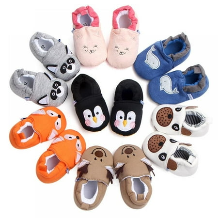 

AVAIL Baby Boy Girl Toddler Newborn Animal Cartoon Autumn Winter Anti-Slip Shoes Cotton Soft Bottom Walkers 0-18M
