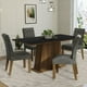 thumbnail image 5 of Juego de Comedor Mesa con Tablero de Madera 4 Sillas Marrón/Negro/Plata Ashley Madesa, 5 of 7