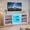 White, variant on GALAXHERO Modern TV Stand for 65 Inch TV Entertainment Center with Adjustable Open Shelves & LED Lights Sturdy Media Console for Living Room, Bedroom, Gaming Black