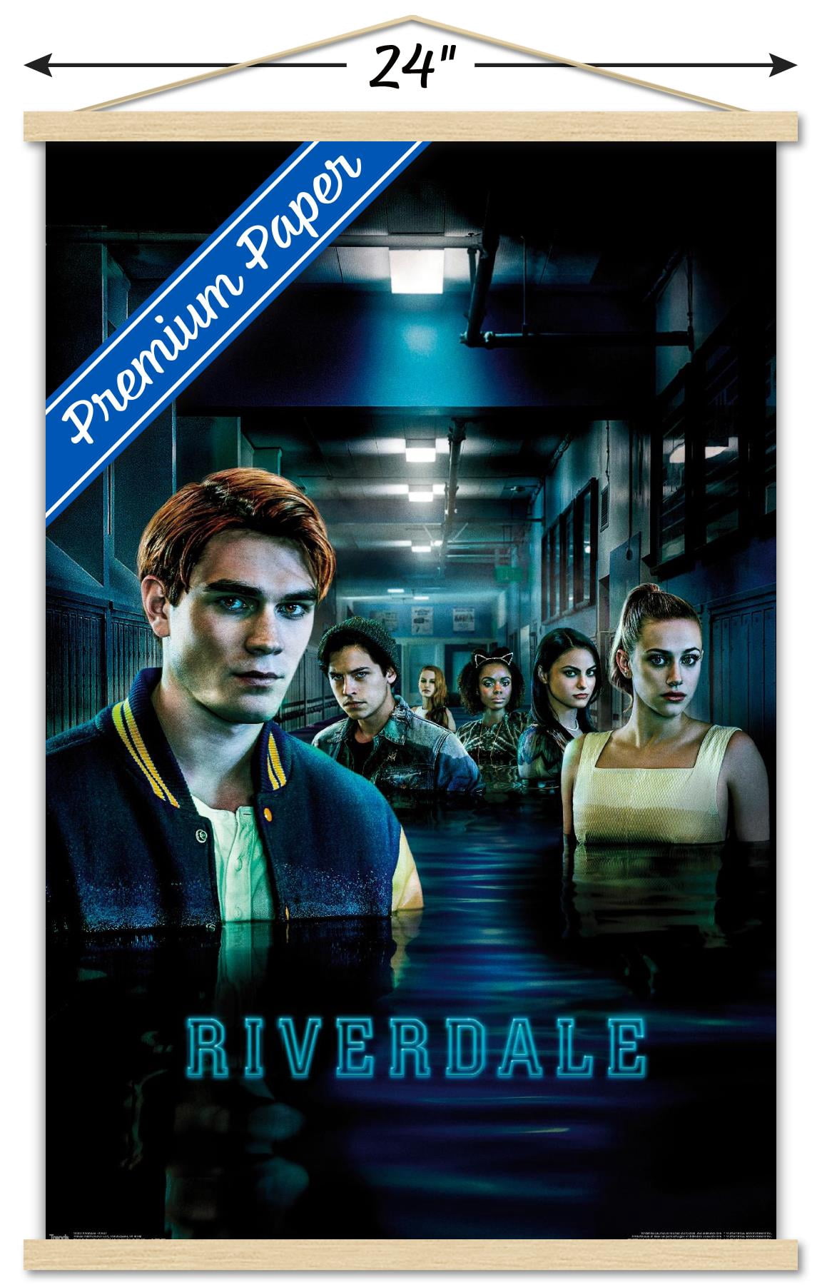 Riverdale - River Wall Poster with Wooden Magnetic Frame, 22.375" x 34"