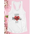 thumbnail image 3 of Mothers Day Big Heart Racerback Tank Women -Image by Shutterstock, Female x-Small, 3 of 4