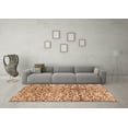 thumbnail image 3 of Ahgly Company Indoor Rectangle Abstract Orange Modern Area Rugs, 7' x 10', 3 of 4