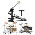 thumbnail image 2 of Single Bass Drum Pedal Double Chain Drives Adjustable Beater Head Pedals Foot Percussion Hardware Drum Accessories, 2 of 12