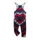 thumbnail image 5 of Odeerbi 5-14 Años de Chicas Jumpsuit de Verano Tie-Dye Camisole Romper Overales Informales Babero Pantalización General Con Bolsillos, 5 of 6