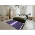 thumbnail image 4 of Ahgly Company Indoor Square Patterned Lavender Purple Novelty Area Rugs, 7' Square, 4 of 6