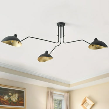 Aiwen 3-Light Farmhouse Novelty Ceiling Light for Living Room Dining Room Bedroom