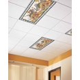 thumbnail image 2 of Fluorescent Light Covers for Ceiling Lights 2 Pack, Hello Fall Squirrel Magnetic Ceiling Light Covers 2x4ft for Classroom Office School, Black Plaid Pumpkins Thanksgiving Drop Ceiling Light Shade, 2 of 7