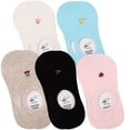 thumbnail image 1 of Short Socks No Show 5 Pairs Nonslip Invisible Socks Low Cut Socks for Women, 1 of 10