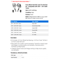 thumbnail image 2 of Front Wheel Hub Ball Joint Tie Rod End Kit - Compatible with 2007 - 2014 GMC Yukon 2008 2009 2010 2011 2012 2013, 2 of 2