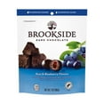 thumbnail image 2 of Brookside Dark Chocolate, Acai and Blueberry Flavored Snacking Chocolate, Bag 7 oz pack of 2, 2 of 5