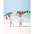 thumbnail image 3 of Black Striped Beach Towels Oversized Super Absorbent, Modern Farmhouse Black White Stripes Lightweight Bath Towel Quick Dry Sets For Bathroom/Pool/Rv Camping/Beach Play/Gym Room/Picnic 23"x47", 3 of 8