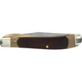 thumbnail image 5 of Old Timer Gunstock Trapper 3-7/8" Lockblade Knife Sawcut Handle Pocket Knife, 5 of 7
