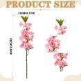 thumbnail image 4 of Artificial Cherry Blossom Flowers Faux Cherry Blossom Stems Faux Silk Cherry Blossom Branches Fake Peach Flowers for Vase Arrangements Home Wedding Table Decor (Pink) Ciozy, 4 of 9