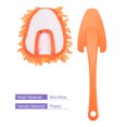 thumbnail image 3 of Uxcell Microfiber Chenille Duster Washable Cleaning Brush Dusting Tool Orange, 3 of 5