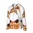 thumbnail image 3 of Goofa Autumn Gnomes Printed Women's UPF 50+ Sun Protection Hoodie Jacket Lightweight Long Sleeve Sun Shirt for Women with Pocket Hiking Outdoor-3X-Large, 3 of 9
