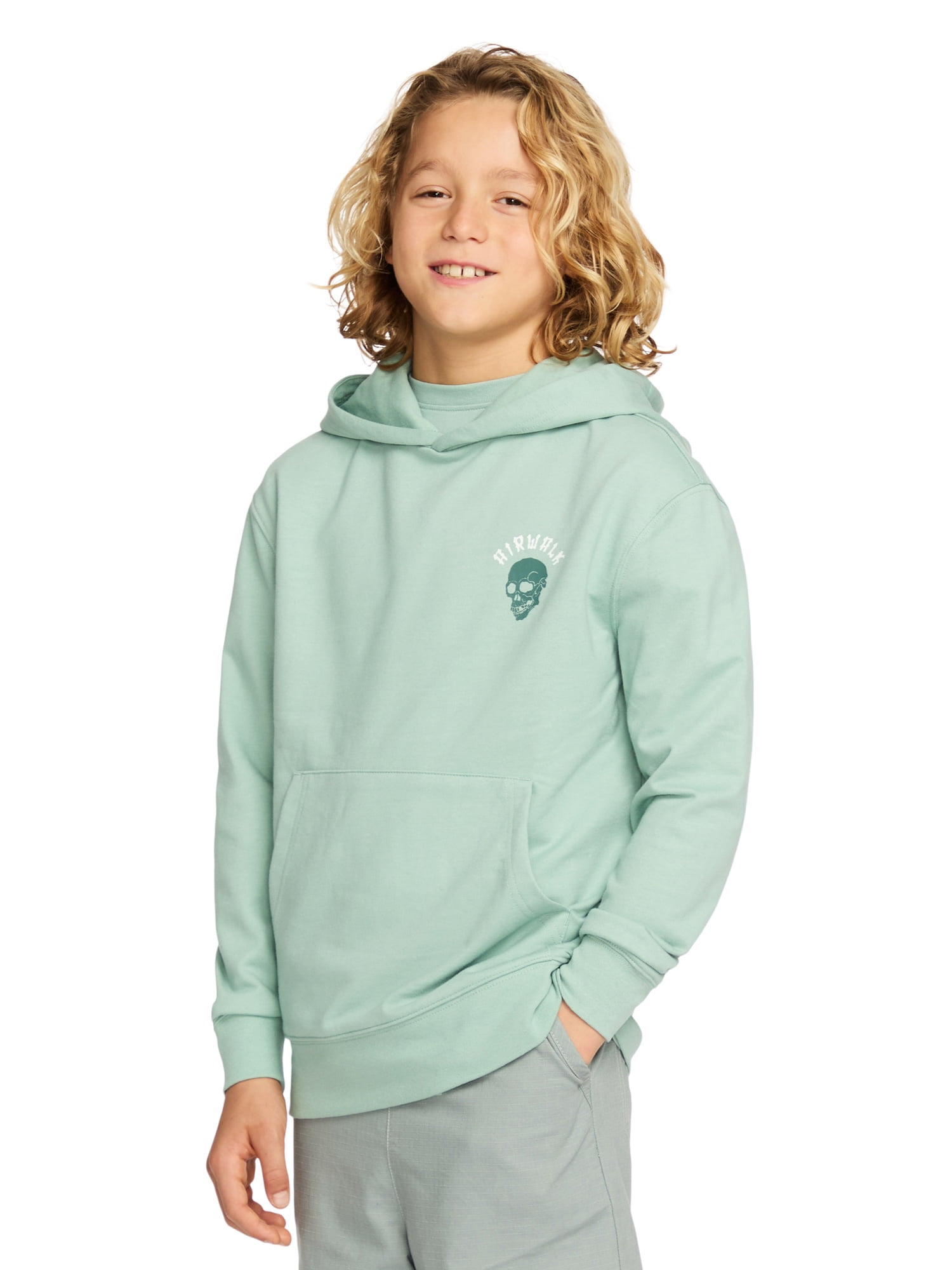 Airwalk Big Boys French Terry Hooded Sweatshirt, Sizes 8-20