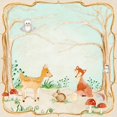 thumbnail image 2 of CafePress - Woodland Creatures Animals Deer Fox Rabbit Owl Art - Unisex Canvas Tote Bag, Beige, 1-Piece, 2 of 7
