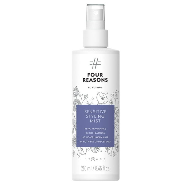 No Nothing Bruma para peinar muy sensible - Spray para peinar con secador sin fragancia y control del encrespamiento Sin aerosol Sin perfume Antihumedad vegano - 8.5 fl oz