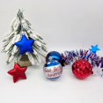 thumbnail image 3 of Twfbrm 28 Pcs 4th of July Ball Ornaments for Tree, 2.4" Red White and Blue Decorative Hanging Ball, Shatterproof Glitter Patriotic Bauble Sphere Decorations for Independence Day, Memorial Day, Party, 3 of 8