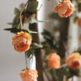 thumbnail image 4 of Artificial Small Peony Flower Vine 65" Long, 4 of 13