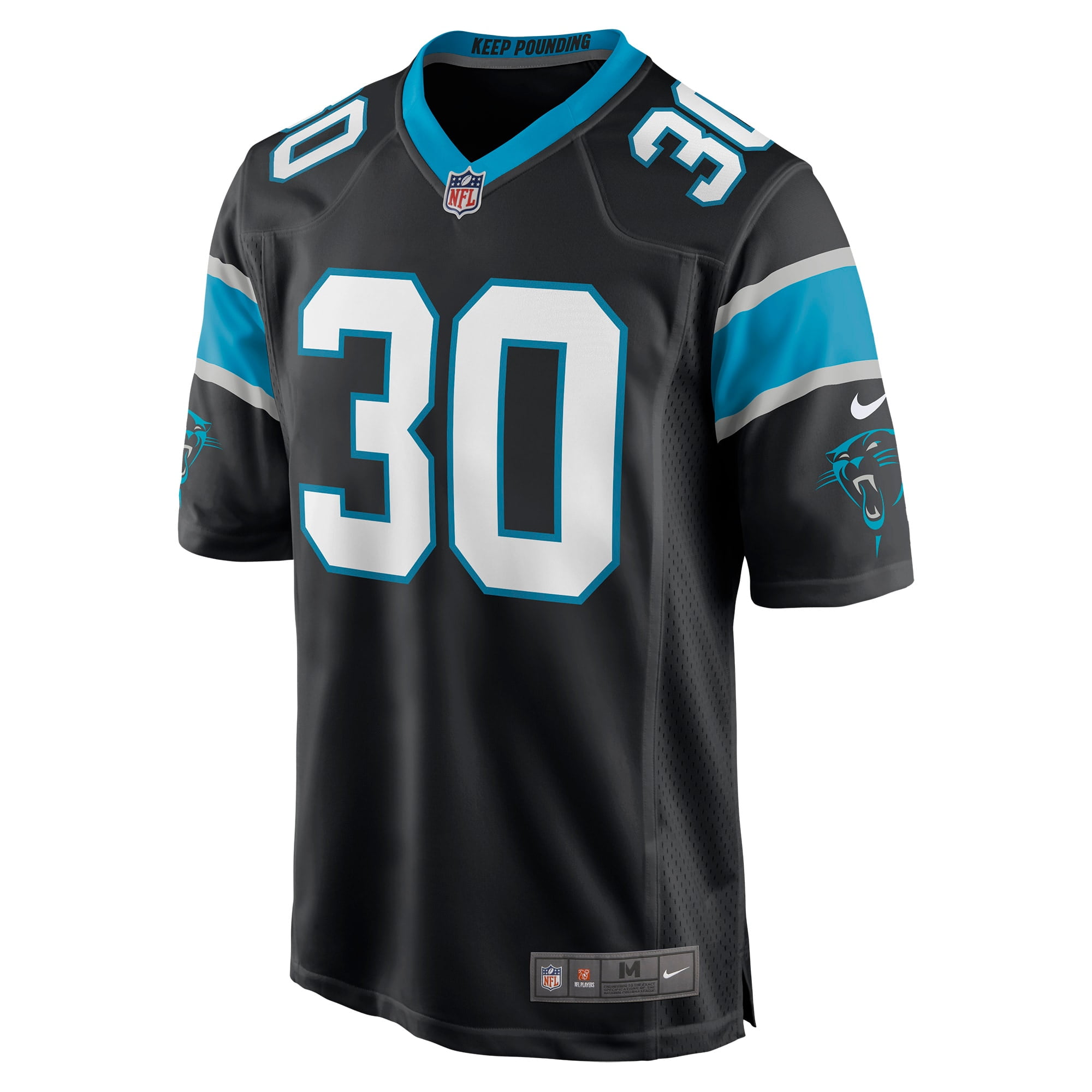 Youth Nike Christian McCaffrey Silver Carolina Panthers Inverted Team Game  Jersey