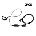 thumbnail image 3 of Walkie Talkie Auricular Operación Operación Auricular Auricular Portátil Reemplazo de reemplazo de pieza para HYT TC310 / TC320 2 Piezas 2.5mm Vogacara EL014578-00, 3 of 7