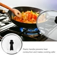 thumbnail image 4 of Pot Lid for Cookware Vent Hole with Handle Cover Replacement Transparent Glass Universal, 4 of 6
