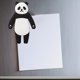thumbnail image 1 of Gancho magnético para nevera, bonitos ganchos magnéticos para nevera, bonito soporte para llaves de oso pardo o panda, ganchos flexibles multiusos para guantes, llaves, baño, 1 of 5