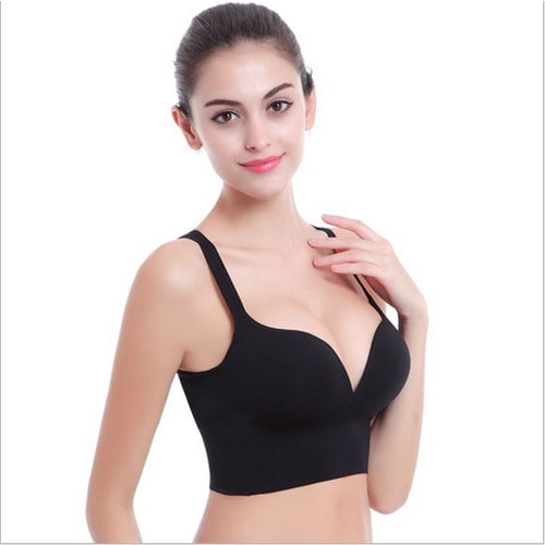 Bras Women Seamless Deep V Neck Bra Front Closure Underwear Sports Top  Invisible Push Up Female Soft Sexy Lingerie From 8,52 €