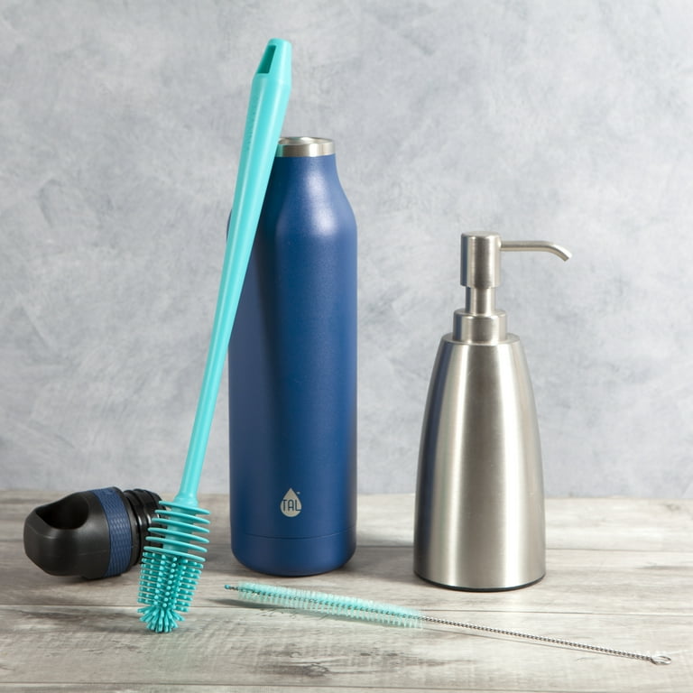 TAL Teal Ultimate Water Bottle & Straw Cleaning Brush Set with