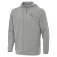 thumbnail image 2 of Men's Antigua Heather Gray Tampa Bay Buccaneers Effortless Full-Zip Hoodie Jacket, 2 of 4