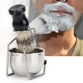 thumbnail image 2 of Dioche Ensemble d'Outils de Rasage en Acier Inoxydable Bol Kit de Rasage, Beau Support de Rasage, Sans Impuretés Outil de Rasage Père Hommes Personnel, 2 of 8