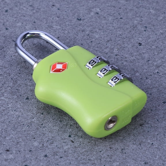 PENIKOKO Resettable Password Portable TSA Customs Code Lock Security Luggage Lock Green 1Pack