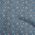 thumbnail image 1 of oneOone Georgette Viscose Blue2 Fabric Asian Suzani Diy Clothing Quilting Fabric Print Fabric By Yard 42 Inch Wide, 1 of 5