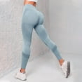 thumbnail image 2 of Outfmvch Workout Leggings Women's Leggings Womens Compression Leggings Short Biker Shorts for Women Buttlifting Shapewear for Women Butt Lifting Shapewear Sky Blue M, 2 of 9