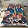 thumbnail image 1 of Gurren Lagann Conjunto de sábanas temático, trío de piezas, cómodo y amigable con la piel, diseño único, regalo de decoración para el hogar para familiares, amigos y fans,173cm *218cm, 1 of 6