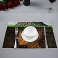 thumbnail image 2 of MKHERT Funny Taking Roots As Underground Tree Roots Shaped Like A Human Head Placemats Table Mats for Dining Room Kitchen Table Decoration 12x18 inch,Set of 6, 2 of 4