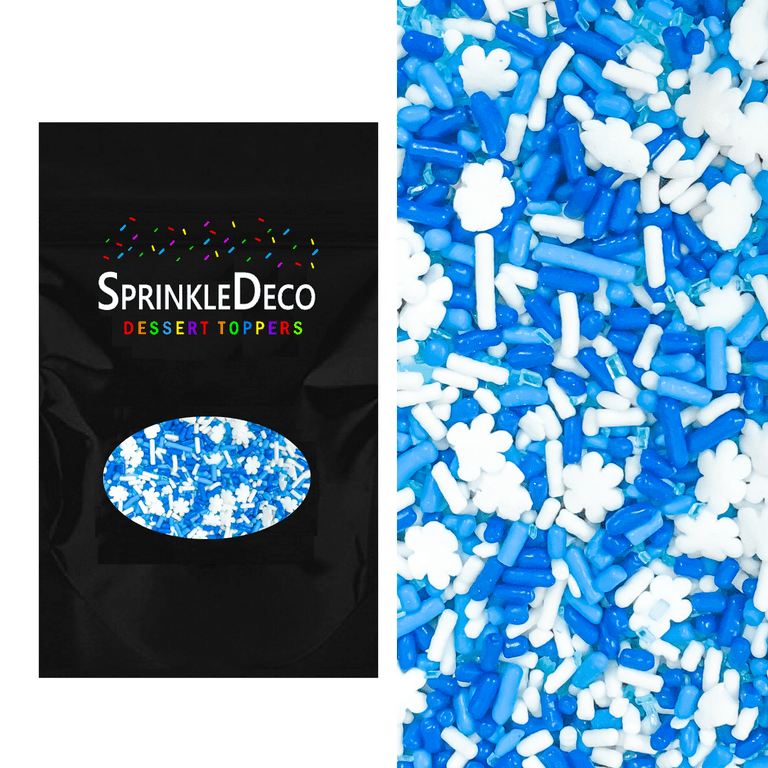 Festival Winter Snowflake Sprinkle Mix, 2.75 Oz.