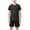 Black-2, variant on Boys Outfit Sets, Casual Cotton Short Sleeve Summer Sport Clothing Set Gray Size 7-8 T