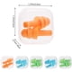 thumbnail image 3 of 6 pares de tapones para los oídos de silicona reutilizables, tapones para los oídos resistentes al agua con reducción de ruido, 3 colores con bolsa de almacenamiento Ormromra HMHZ232, 3 of 7