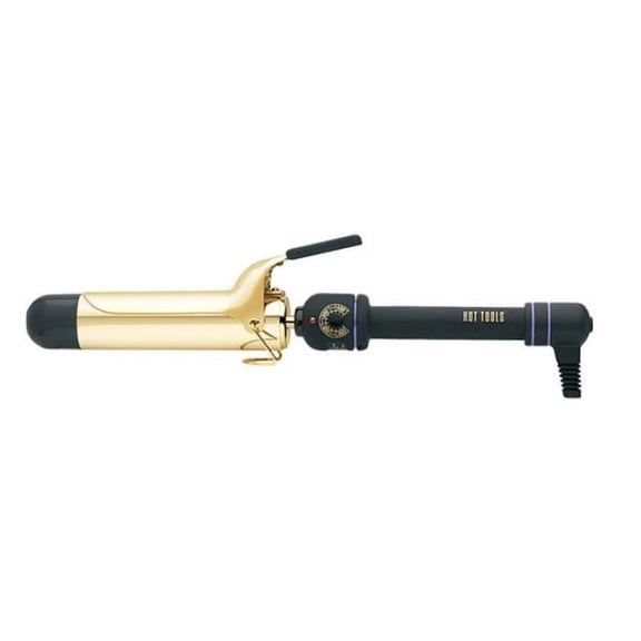 Hot Tools 1-1/2 Hair Curling Iron 24 K Gold Plated Barrel with Extra High Heat and Fast Heating with 10 Variable Heat Settings up to 430Â° F, Soft Grip Handle