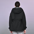 thumbnail image 3 of Women's Winter Workwear Parka Down Jacket - Goose Down Filled, Removable Hood, Warm Fashion Outerwear for Office & Daily, 3 of 7