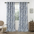 thumbnail image 2 of Cortinas DriftAway Julia, acuarela, 132 x 213 cm, color azul marino, 2 paneles, 2 of 9