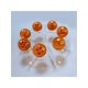 thumbnail image 3 of 1pc 3.5cm Resin Wishing Glass Ball With 1-7 Stars Pattern And Orange Color, Childhood Toy Bouncing Ball, 3 of 3