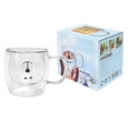 thumbnail image 2 of Bear Shaped Glass Cup, Reusable Cartoon Coffee Cup, Heat And Cold , For Home, Office, Restaurant, Christmas,Easter, Wedding, 2 of 8