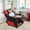 Red, variant on Infans Kids Youth Gaming Sofa Recliner w/Headrest & Footrest PU Leather Red