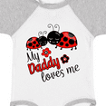 thumbnail image 4 of Inktastic My Daddy Loves Me with Cute Ladybugs Boys or Girls Baby Bodysuit, 4 of 5
