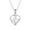 B, variant on YUEHAO Necklaces & Pendants MOM Letter Heart Pendant Mother's Day Birthday Gift Necklace B
