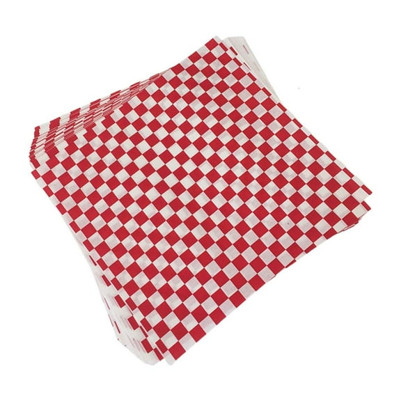 Giaone Set of 100 Water Resistant Food Basket Liners Food Grade Wrapping Paper