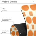 thumbnail image 4 of Yayeee Faucet Mat for Kitchen Sink 14.7" Diatomite Long Splash Guard Pad, Orange Geometric Pattern, 4 of 7